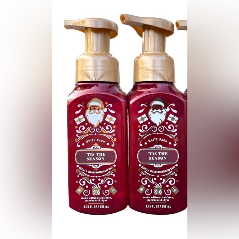 2 Bottles Bath & Body Works 'Tis The Season FOAMING Hand Soap 8.75 FL Oz New